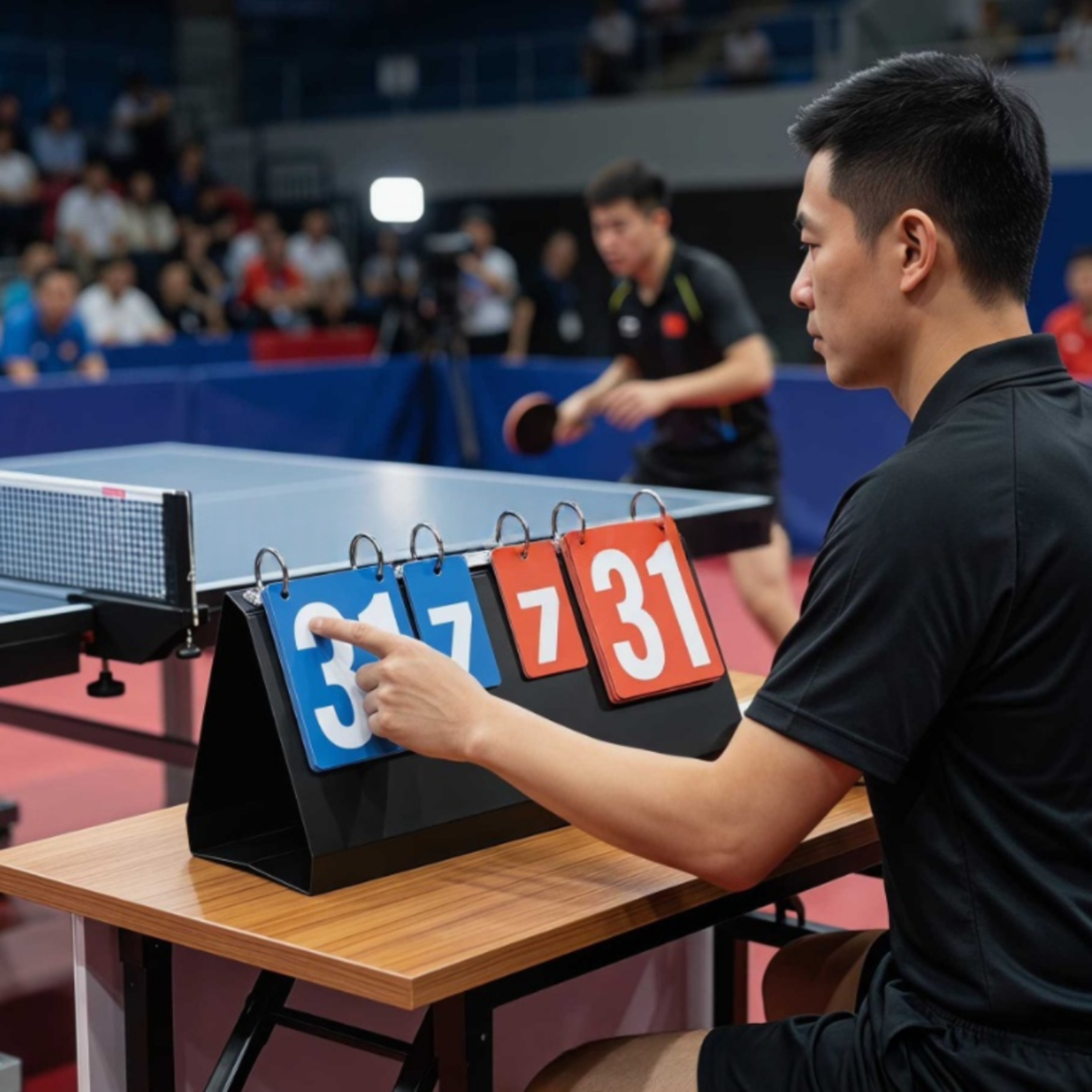 Table Tennis Scoreboard - Portable Flip Scoreboard Multi-Sport Flip Scoreboard