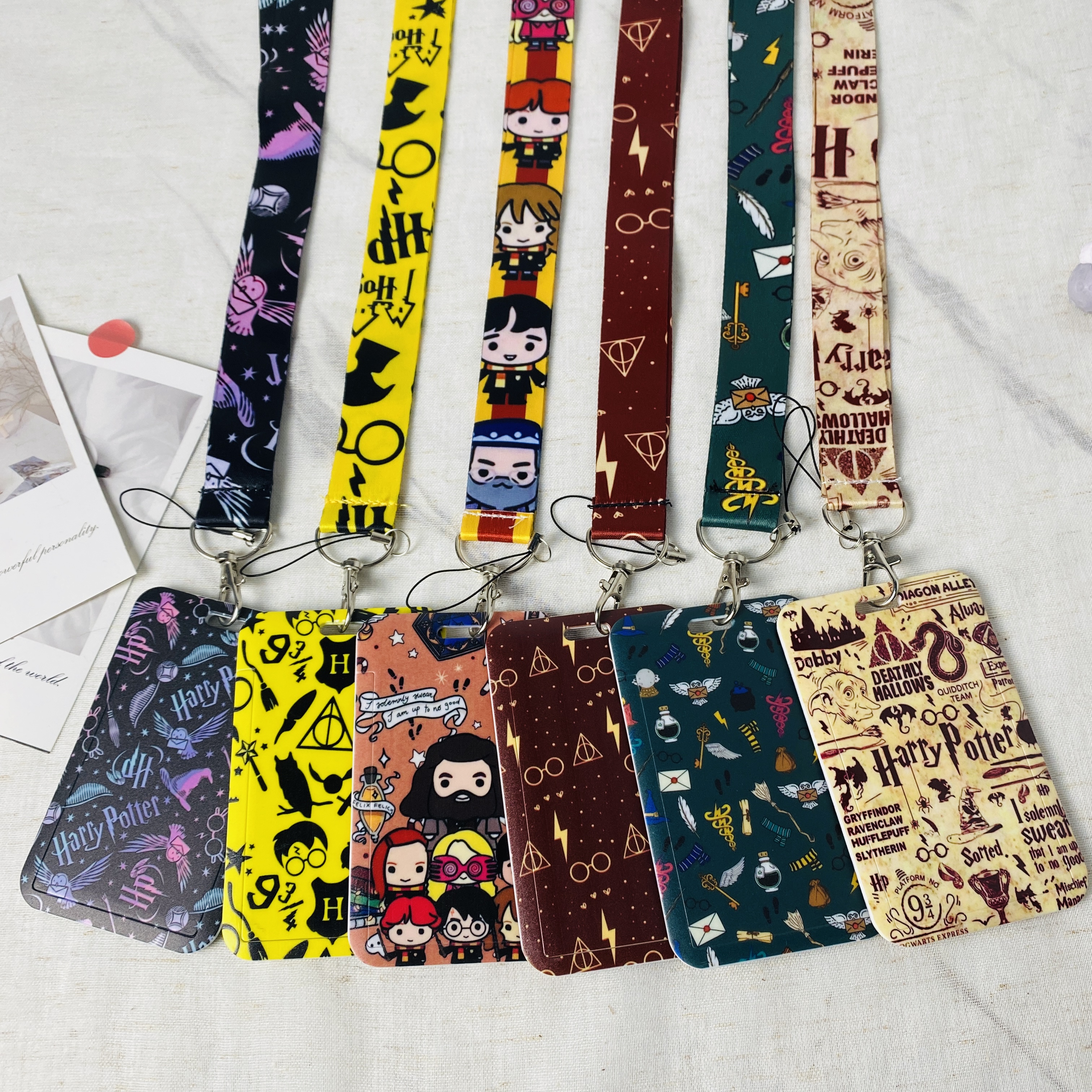 Edge Tape Roll - Anime Cartoon Credential Holder Keychains Neck