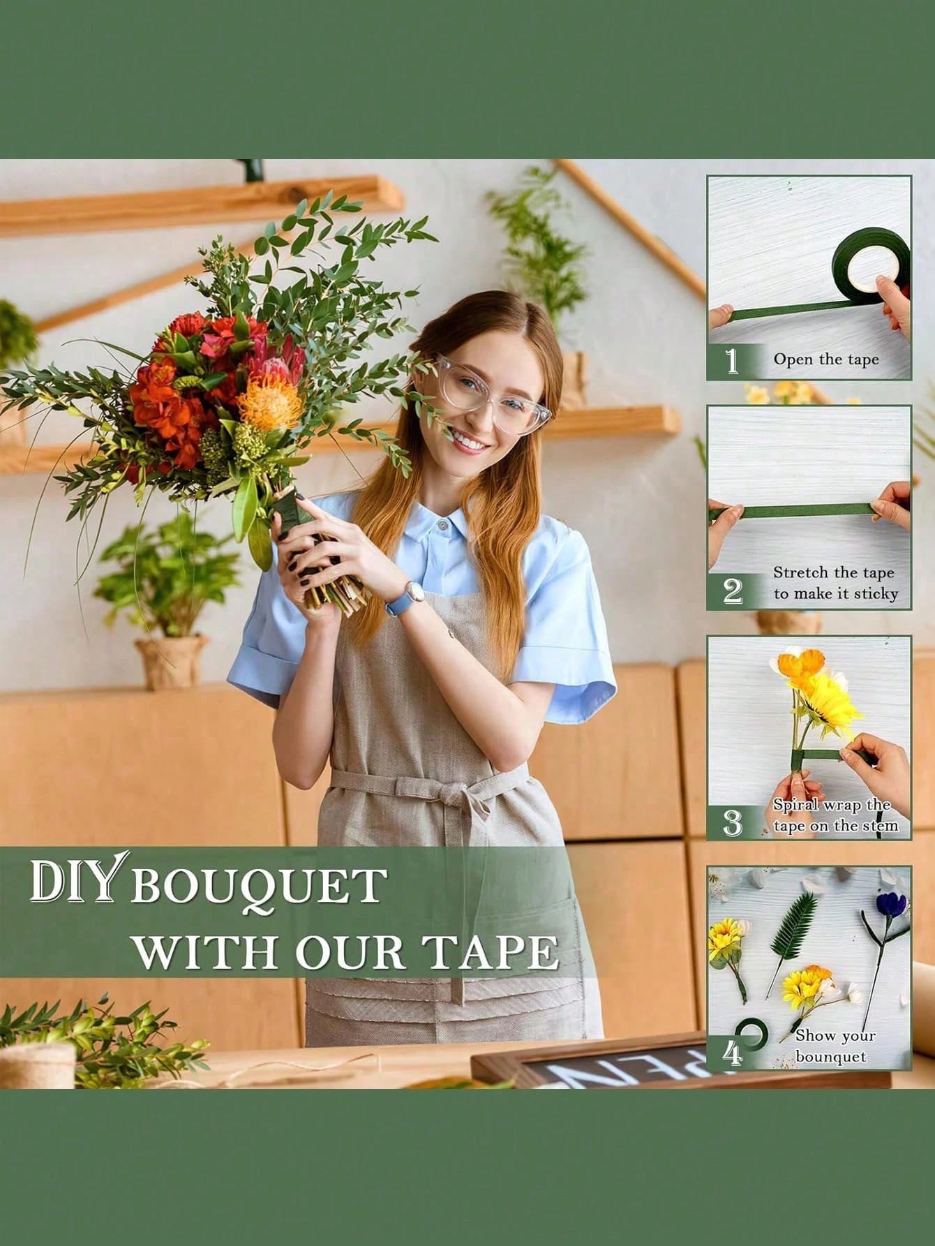 6 Rolls Floral Decorative Tape - Edge Tape Roll incelemesi ve fiyatı