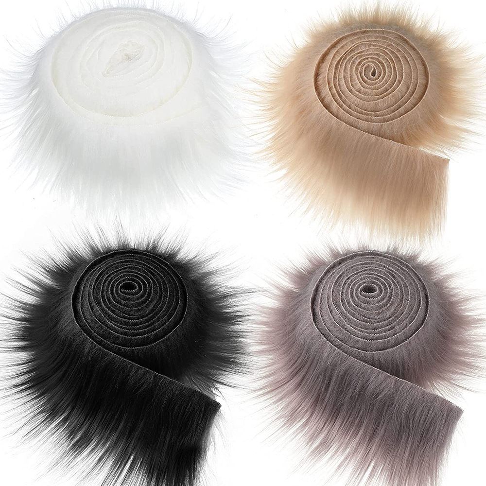Muiltcolor Long Plush Fur  Tri - Edge Tape Roll incelemesi ve fiyatı