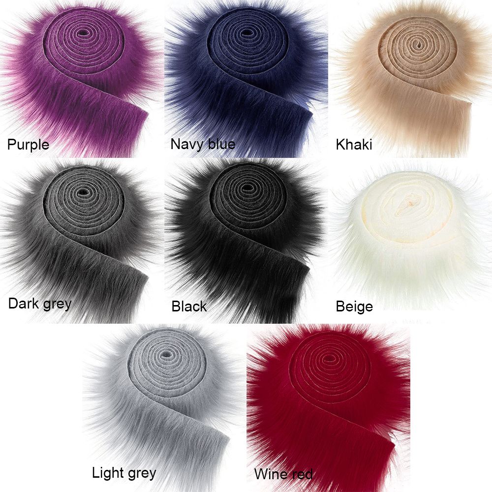 Muiltcolor Long Plush Fur  Tri - Edge Tape Roll incelemesi ve fiyatı