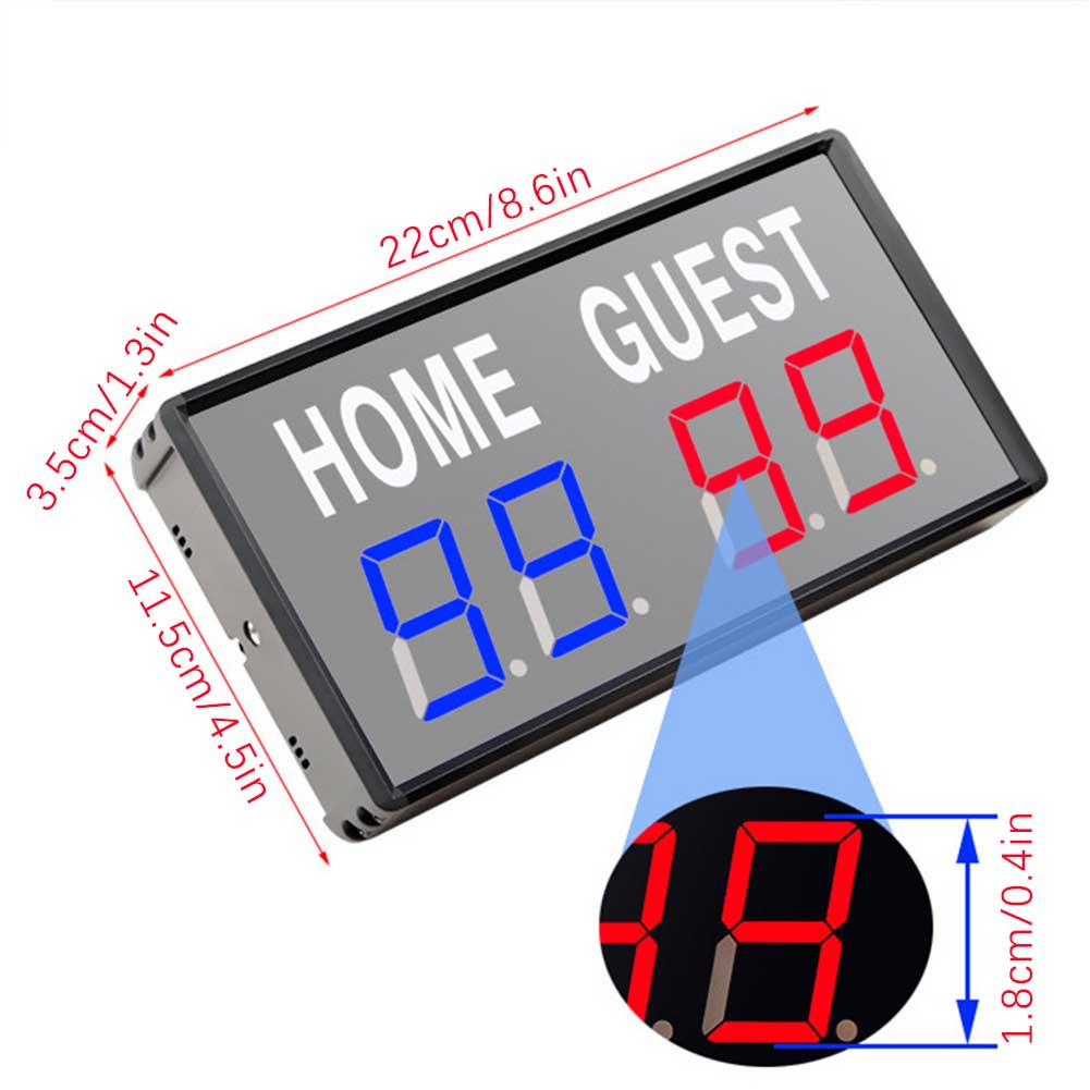 4-Digit LED Electronic Score K - Table Tennis Scoreboard incelemesi ve fiyatı