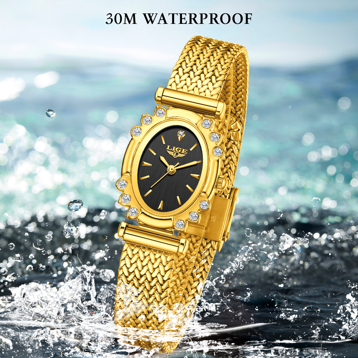 LIGE Elegant Quartz Watches fo - Edge Tape Roll incelemesi ve fiyatı