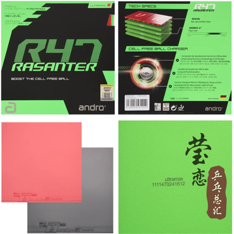 Andro Rasanter R45 47 50 C45 4 - Table Tennis Game incelemesi ve fiyatı