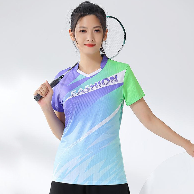 Women Badminton Shirt Print Go - Table Tennis Uniform incelemesi ve fiyatı
