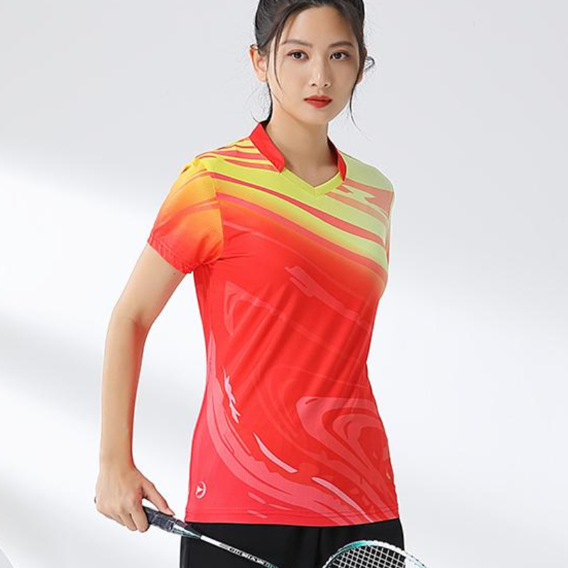 Women Badminton Shirt Print Go - Table Tennis Uniform incelemesi ve fiyatı