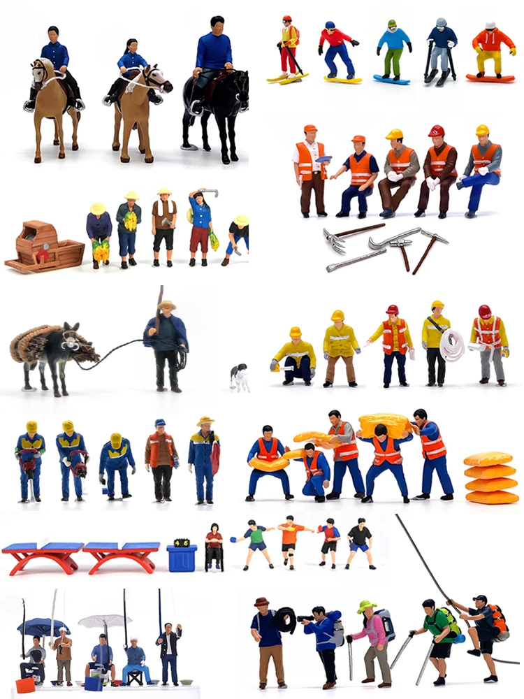 HO 1:87 Painted Figures HO Sca - Table Tennis Game incelemesi ve fiyatı